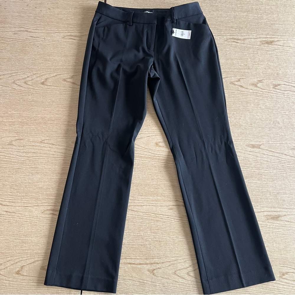 Express Editor Barely Boot Low Rise Pants size 8S